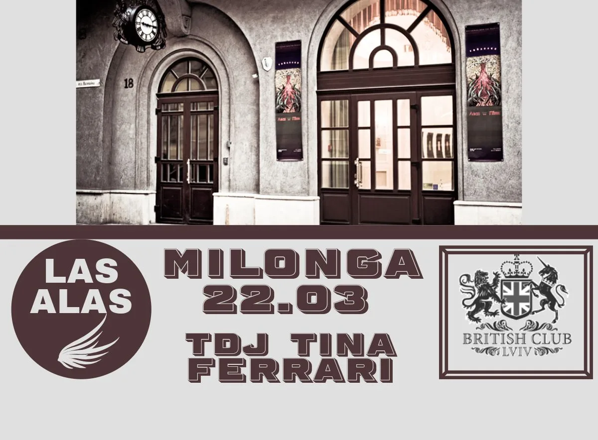 LAS ALAS Charity Milonga TDJ Tina Ferrari