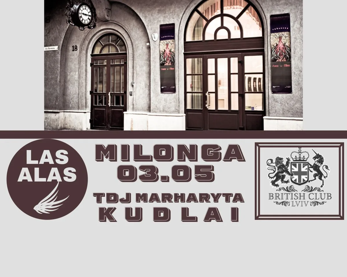 Charity Milonga LAS ALAS TDJ Marharyta Kudlai